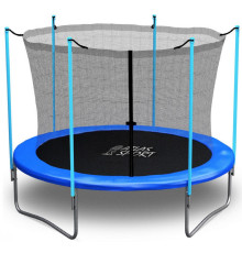 Батут Atlas Sport 252 см - 8ft с внутренней сеткой и лестницей